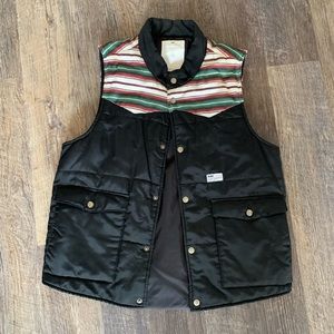 Durkl plaid winter vest medium